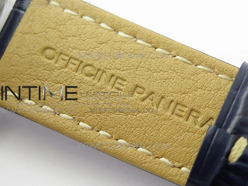 PAM1313 VSF 1:1 Best Edition Blue Dial on Blue Leather Strap P.9010 Clone